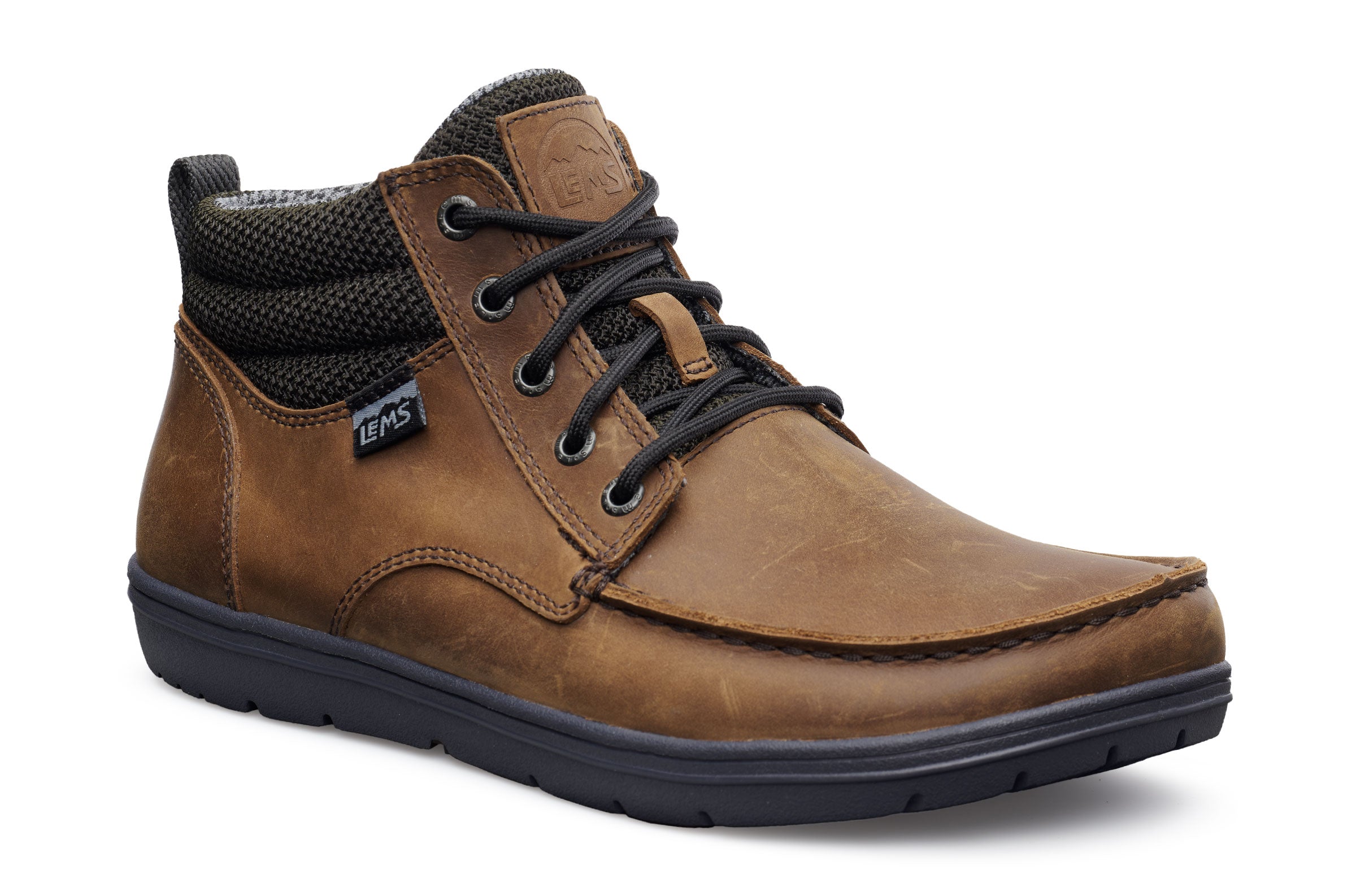BOULDER BOOT MID LEATHER UMBER (UNISEX)