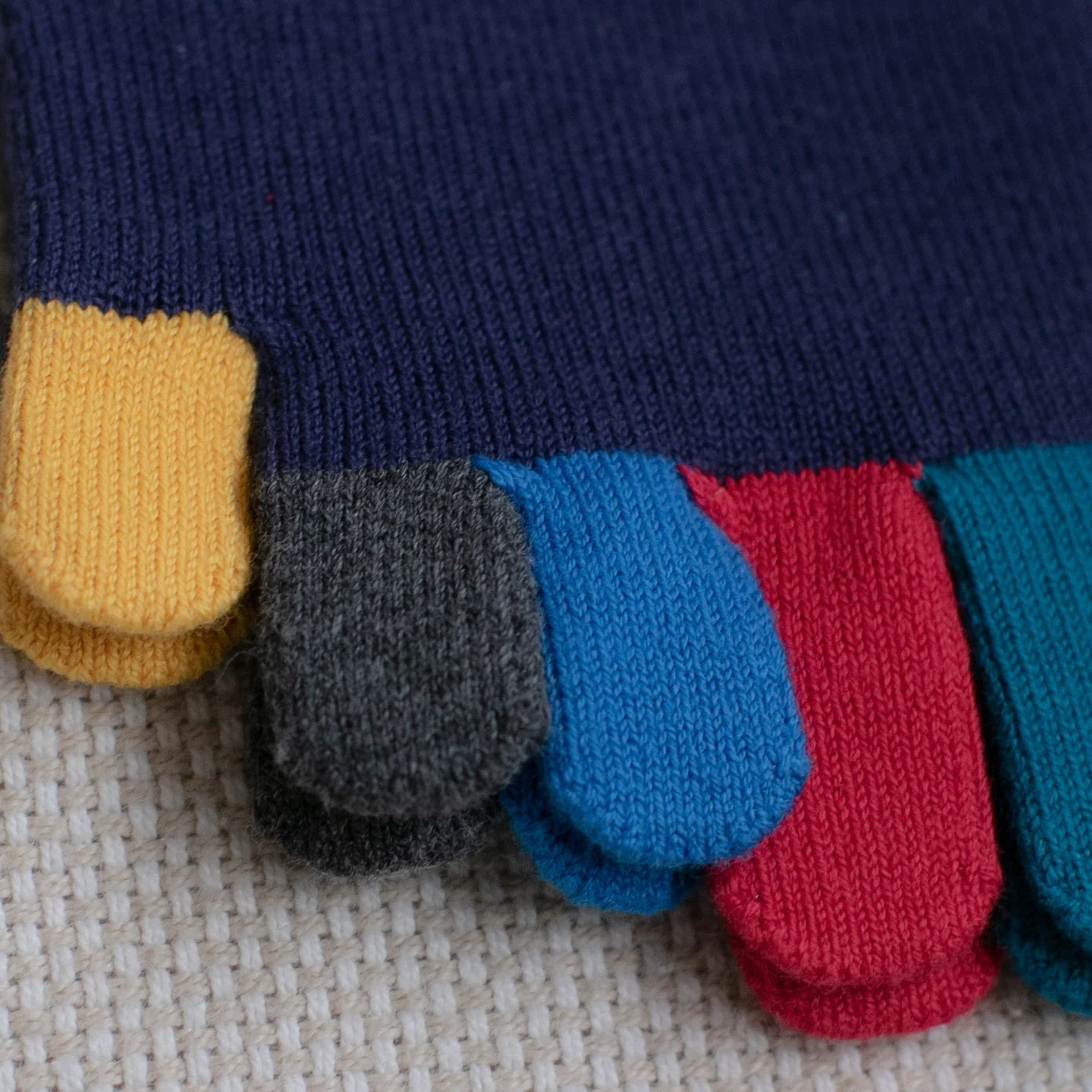 Colorful Cotton Short 5 Toes (M)