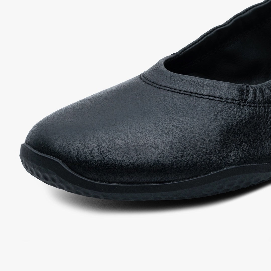 ASANA YIN BALLERINA LEATHER OBSIDEAN