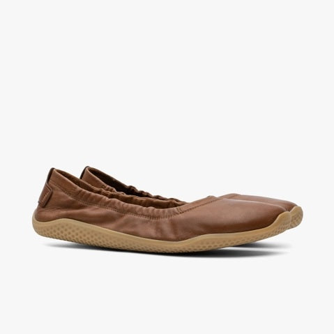 ASANA YIN BALLERINA LEATHER TAN