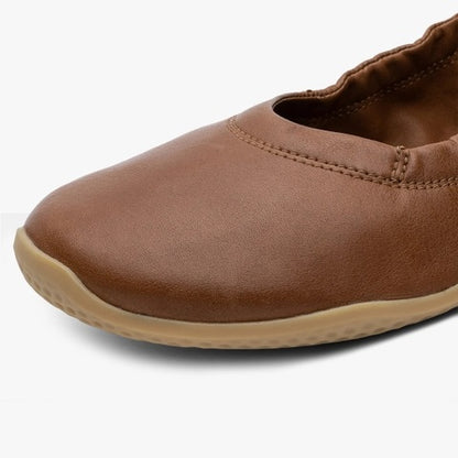 ASANA YIN BALLERINA LEATHER TAN