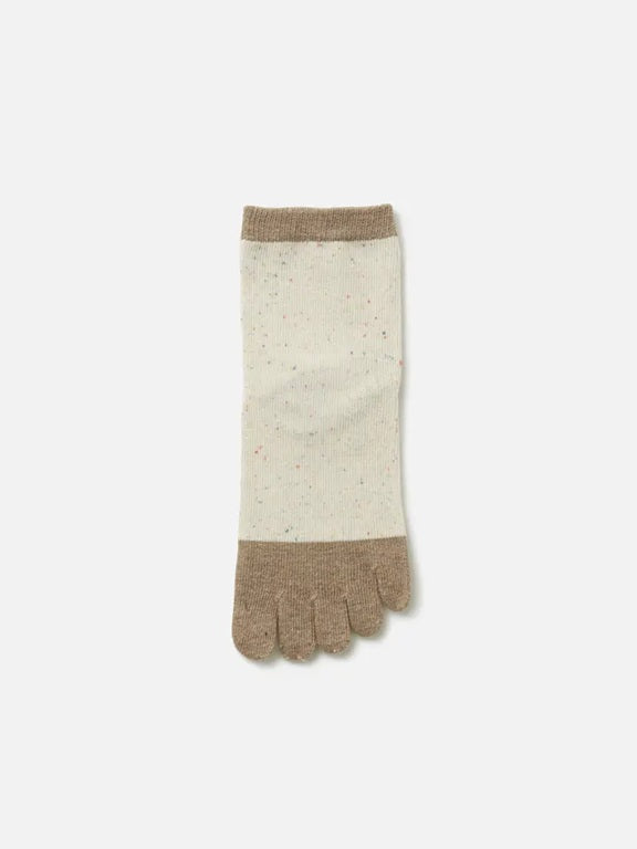Classic Cotton Color Nep Toe Ankle