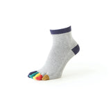 Colorful Cotton Short 5 Toes (M)
