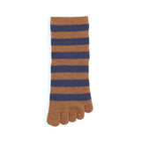 Striped Extra Fine Merino Toe Short Crew