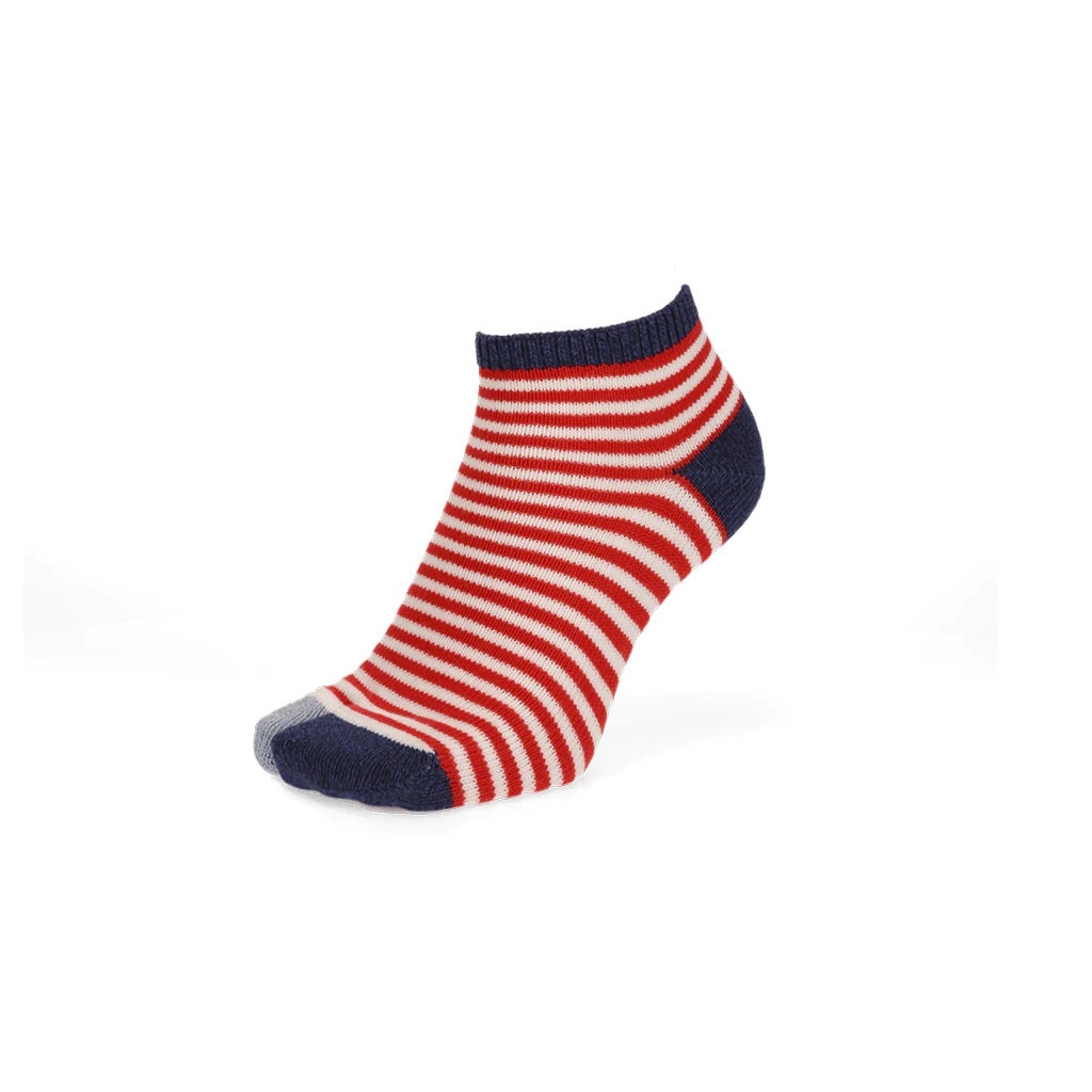 Striped Cotton Tabi 2 Fingers