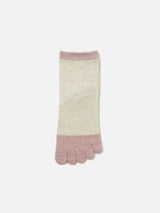 Classic Cotton Color Nep Toe Ankle
