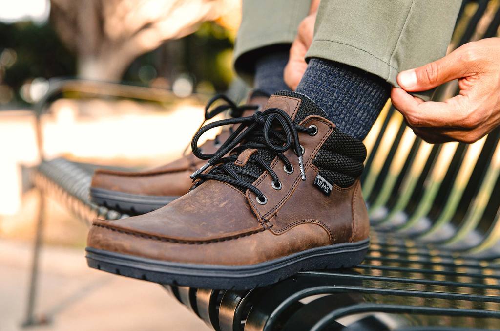 BOULDER BOOT MID LEATHER UMBER (UNISEX)