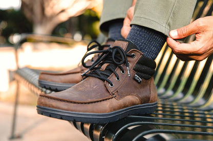 BOULDER BOOT MID LEATHER UMBER (UNISEX)